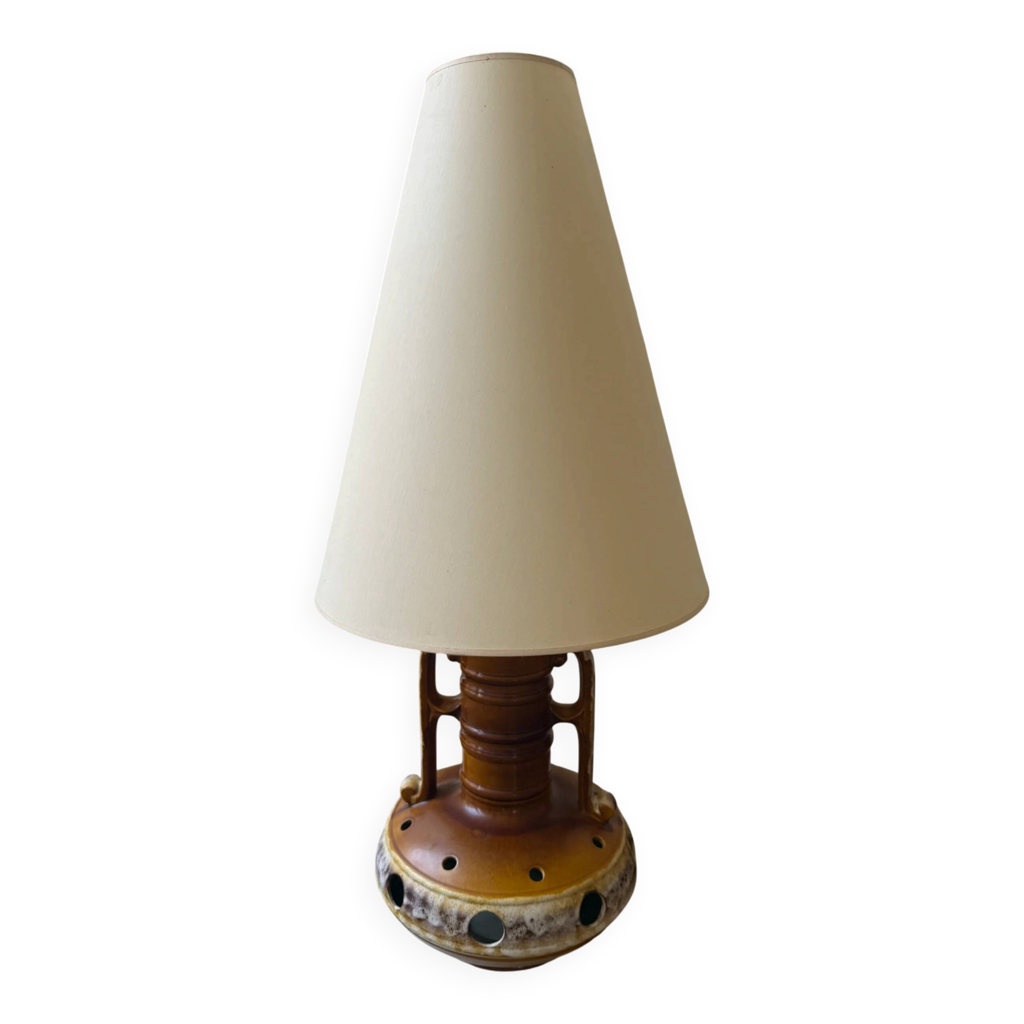 Ceramic sun lamp – Fat Lava Mid century - 60s/70s