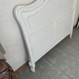 White vintage headboard