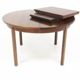 Scandinavian rosewood dining table, Sweden, 1960s