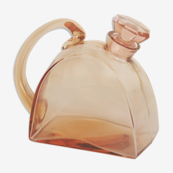 Pink art deco carafe