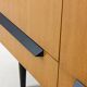 Modernist Belgian sideboard in maple, 1960s