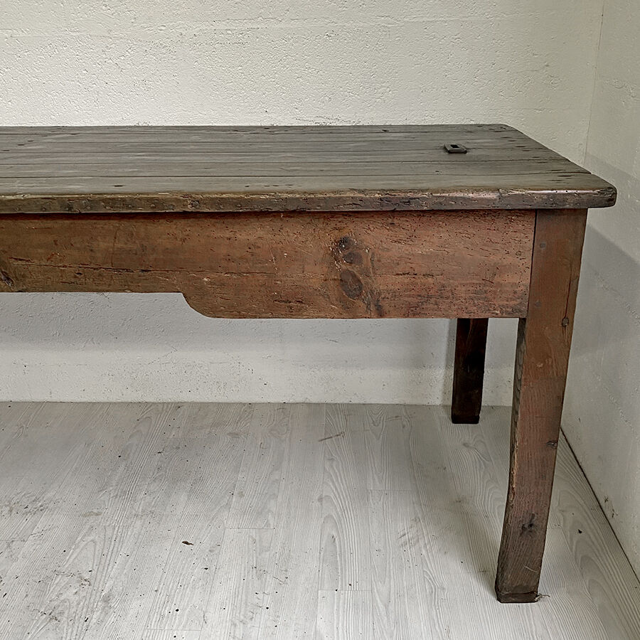 Large 19th century farm table