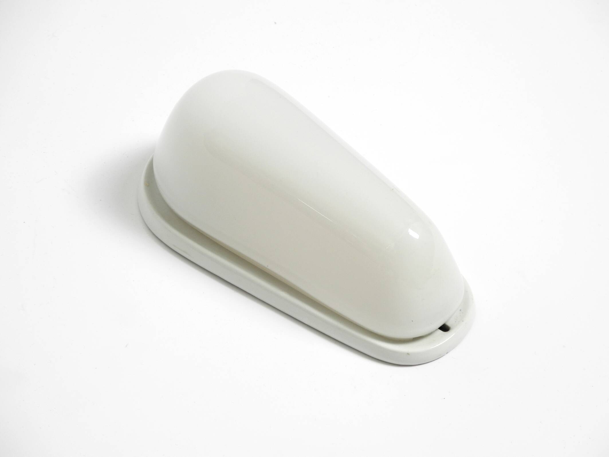 A Mid Century Modern Wagenfeld glass ceramic wall lamp