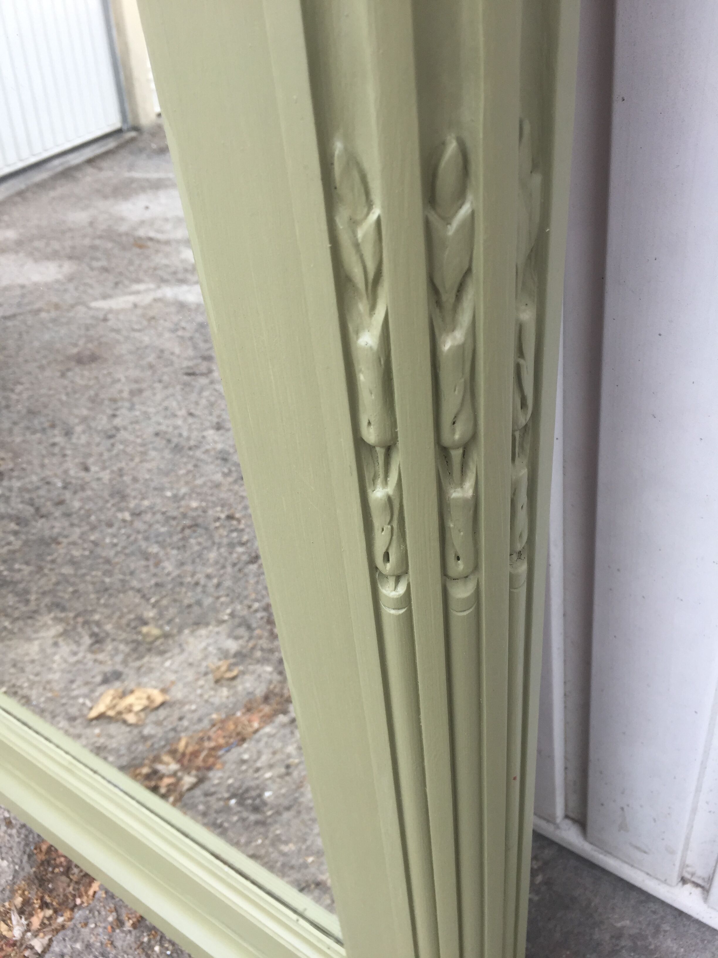 Miroir classique vert 102x145cm