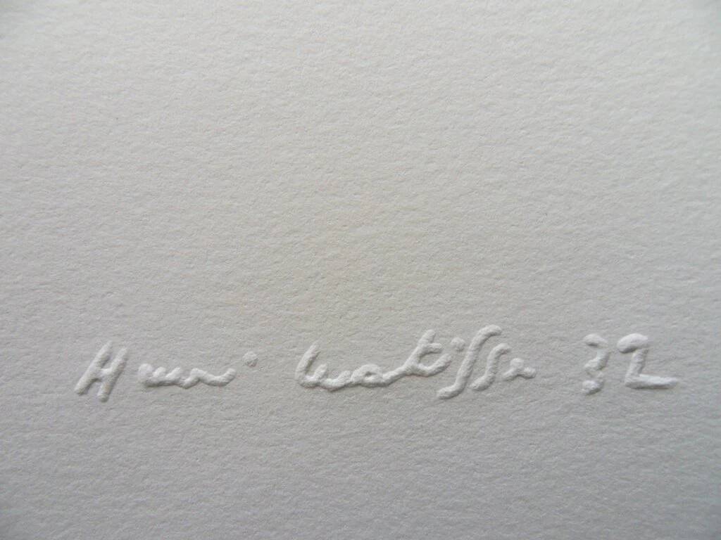 Henri Matisse: The Dancer - Signed engraving