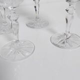 Polish crystal wine glasses 90s