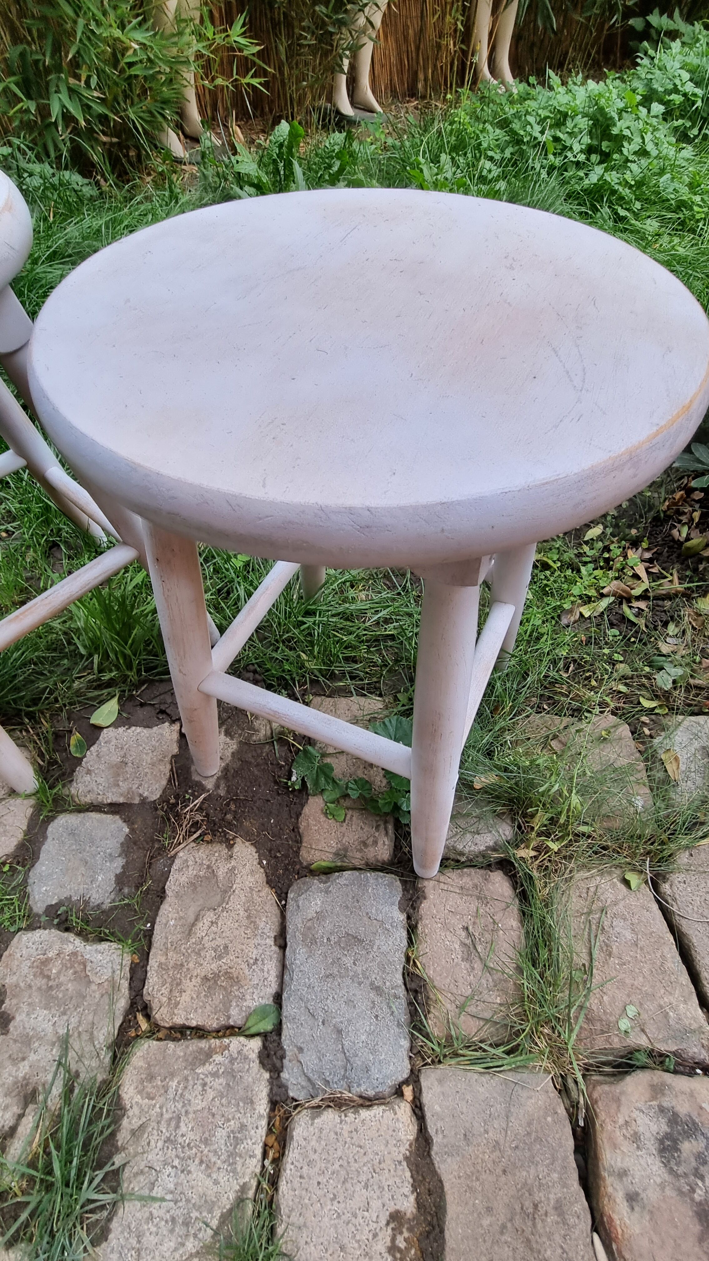 Pair of wooden stools