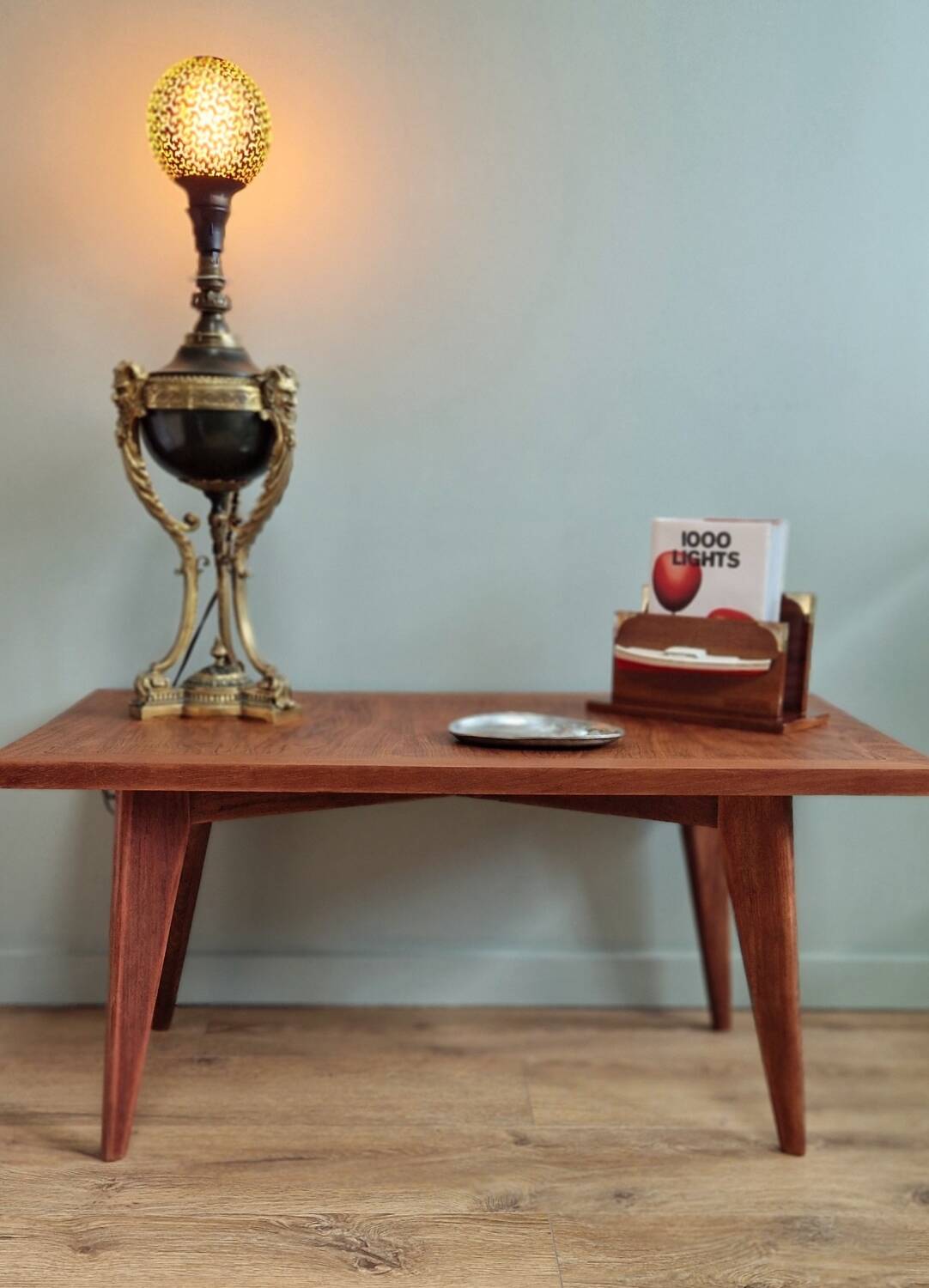 Scandinavian style coffee table from the 50s in rosewood