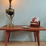Table basse style scandinave années 50 palissandre