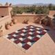 Handwoven natural wool rug, size 200/300 cm.