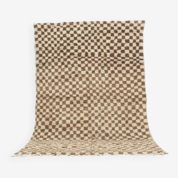Handmade wool Berber rug 265 X 170 CM