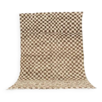 Handmade wool Berber rug 265 X 170 CM