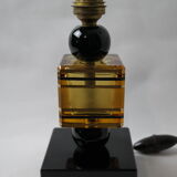 Art Deco style lamp foot in glass and ceramics