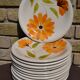 12 assiettes "Primula" Italy vintage