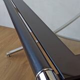 Chrome coffee table from the 1970s.