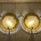 Vintage set of two Peill and Putzler ceiling lamps