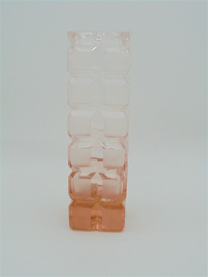 Vase rose art déco