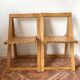 Chaises pliantes design en bois de hêtre