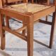 Lot de 8 chaises Reconstruction 1950 Chêne et paille