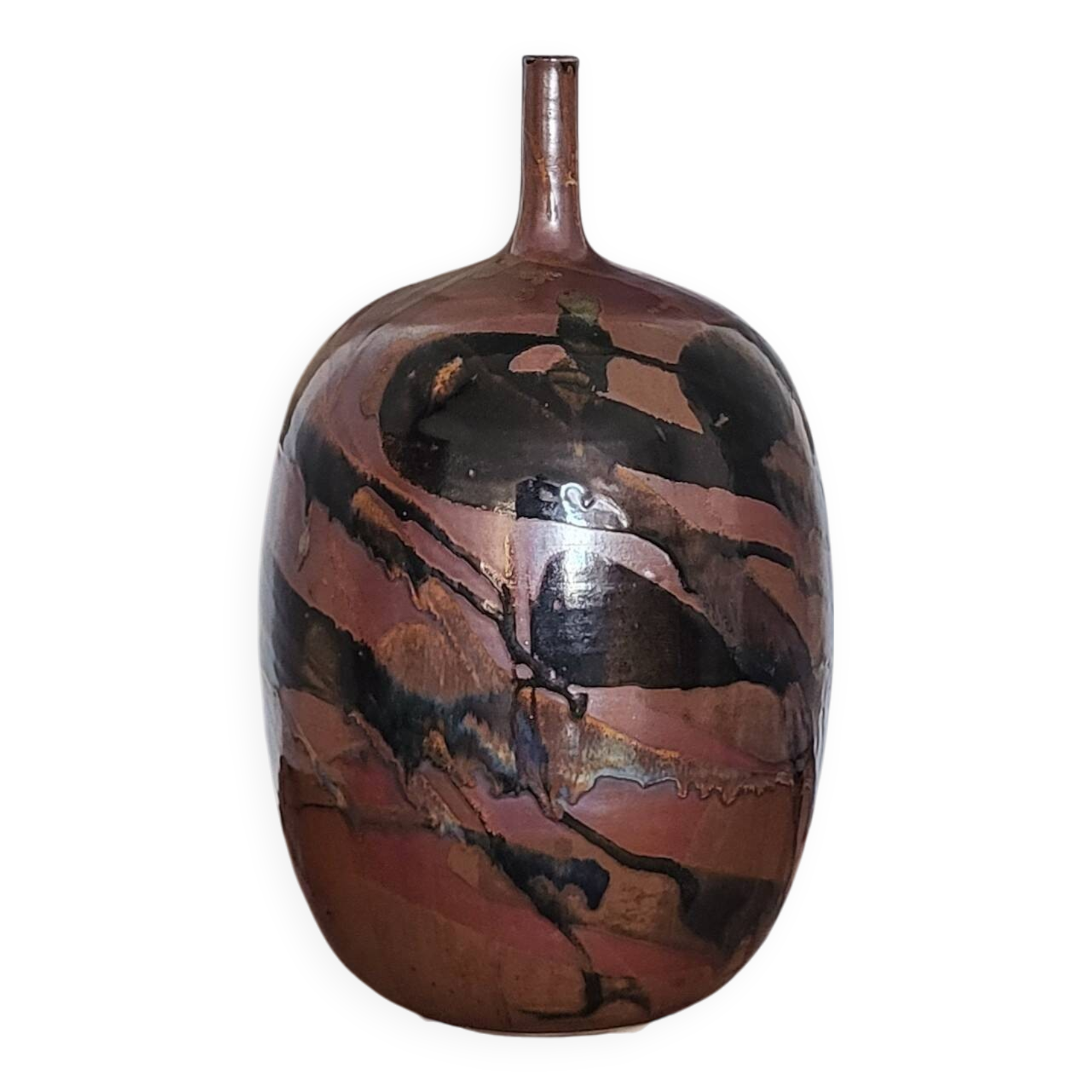 Francisco Pereira stoneware vase (1948-2023) / Puisaye