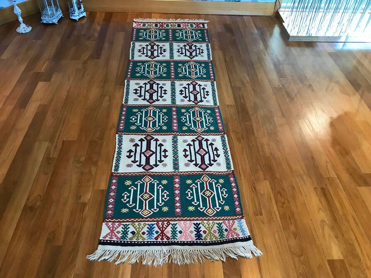 Traditional Design Handmade Kilim Runner Rug