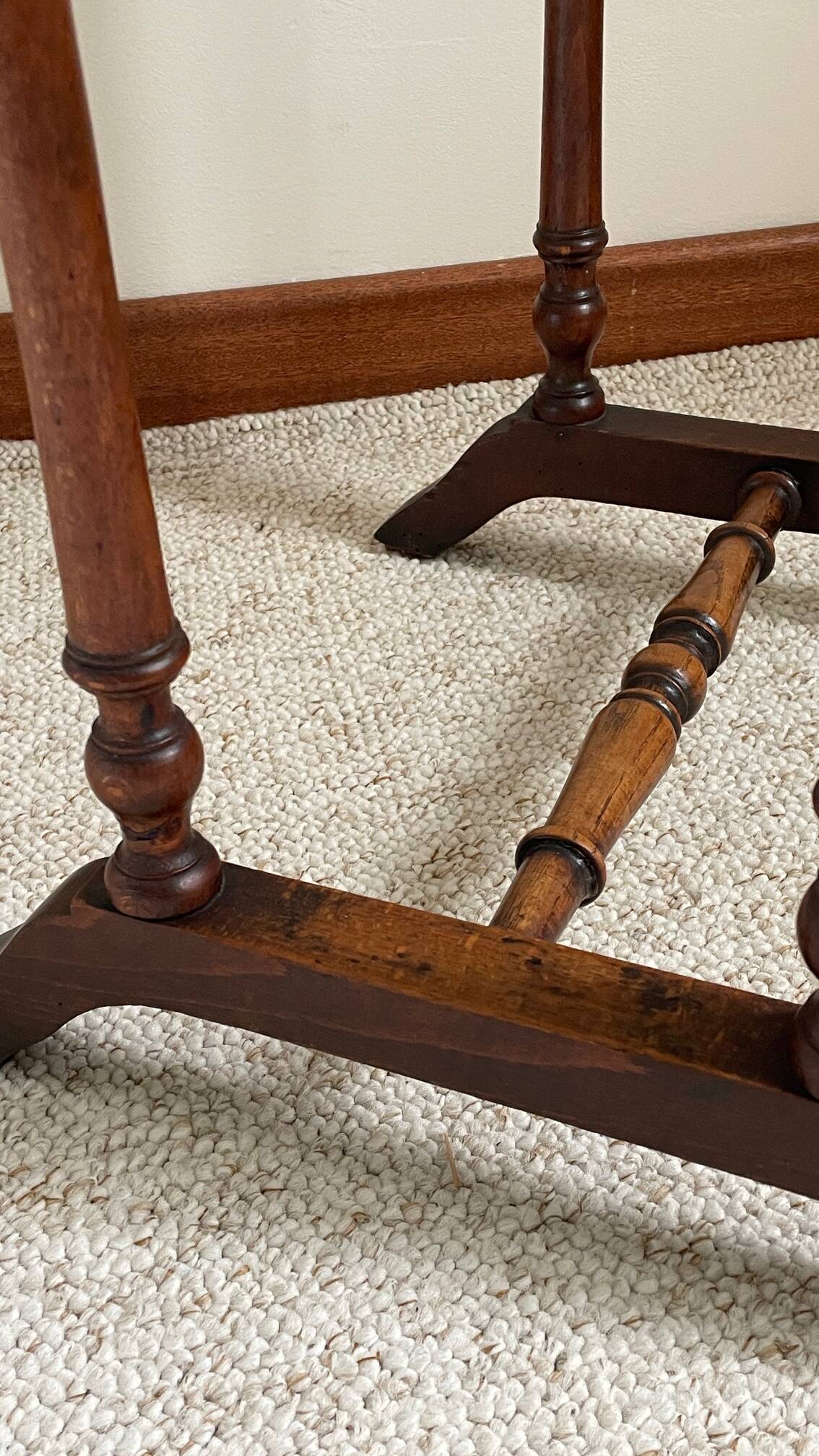 NIGHTSTAND Antique Turned Wood