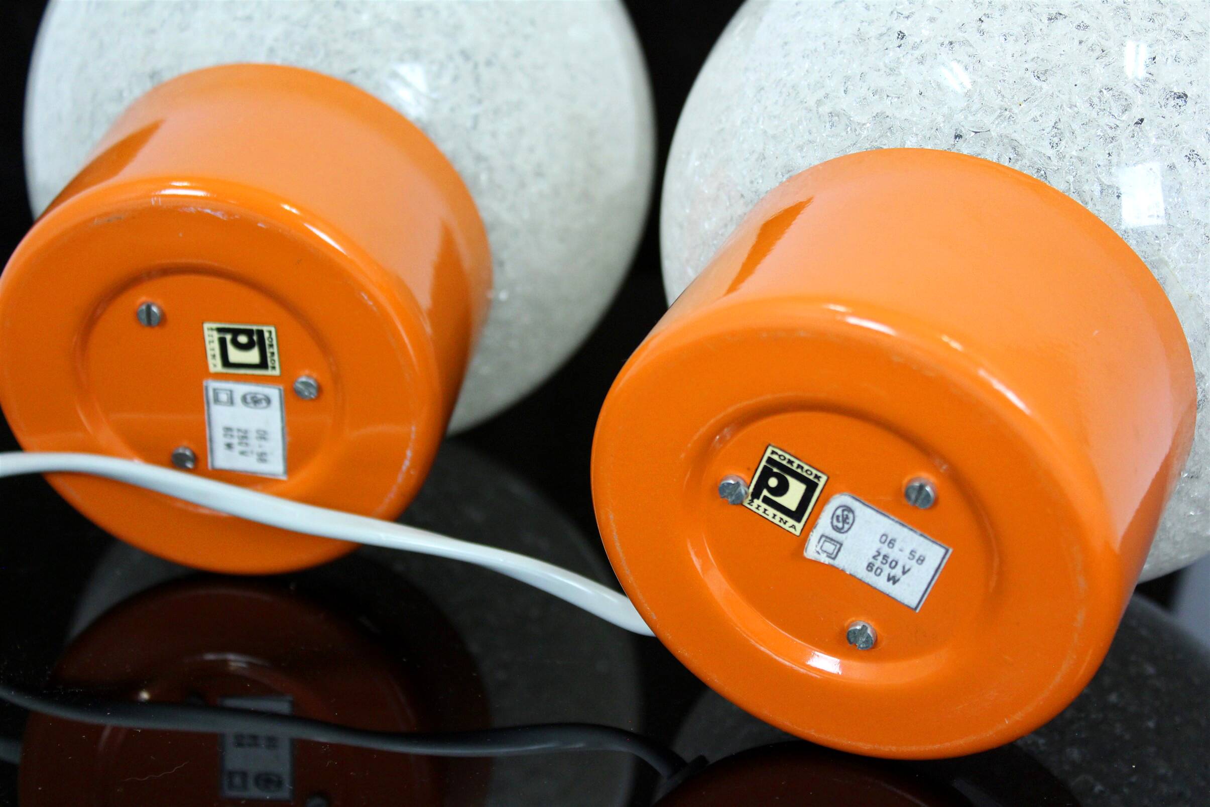 Space Age Table Lamps from Pokrok Zilina, 1970s, Set of 2