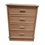 Rattan dresser