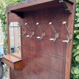 Vestiaire ancien double en chêne- Art déco