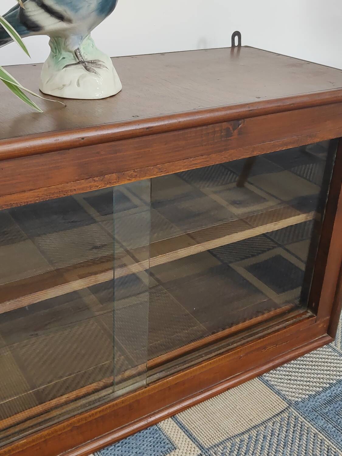 Small display case or glass wall shelf