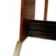 Italian umbrella door in teak and metal, 1960s