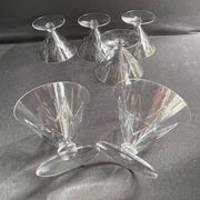 6 Champagne glasses – Saint Louis Bossuet service size 10406