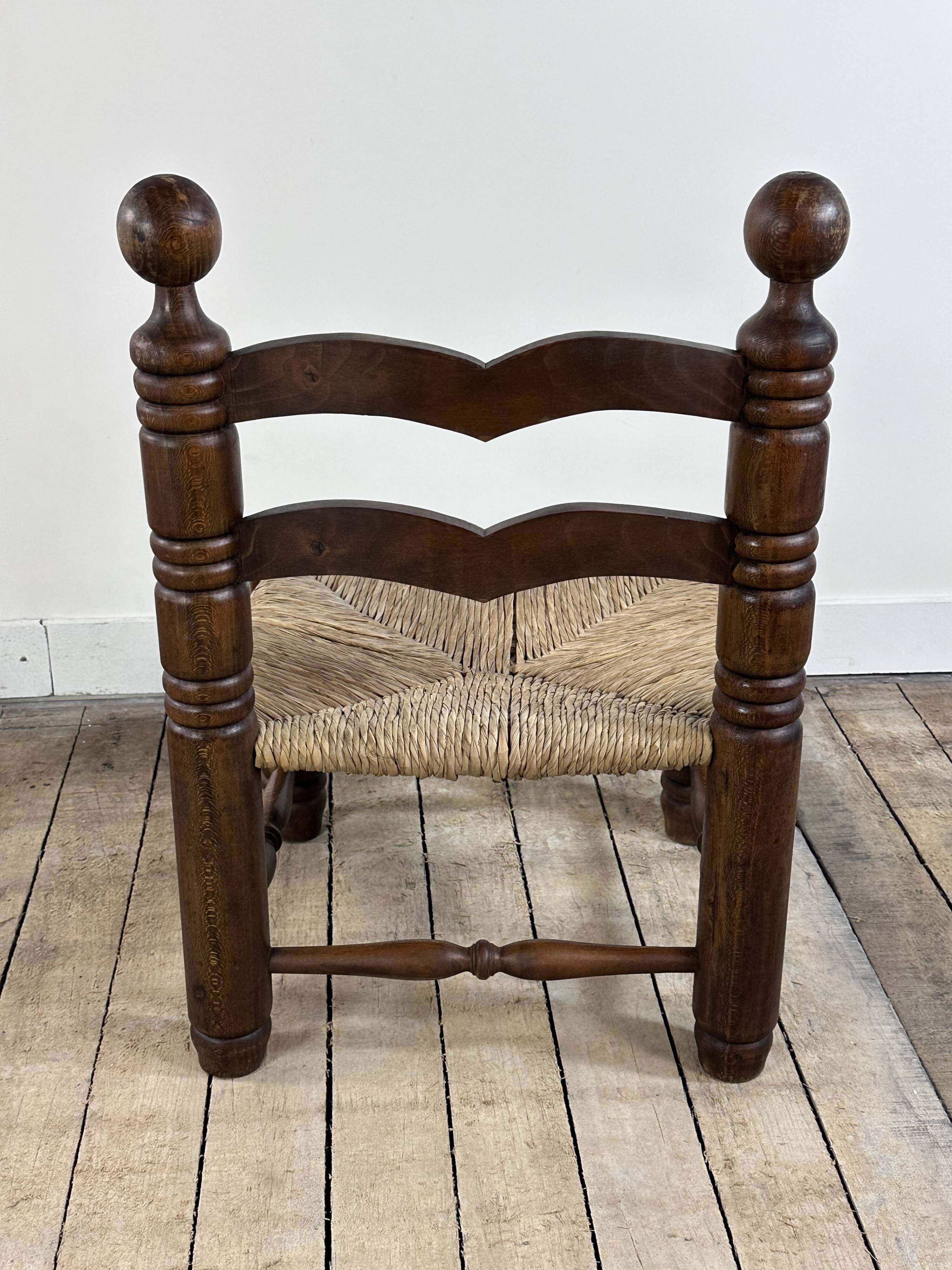 low chairs  Dudouyt style 1950