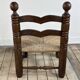 Chaises basses style Dudouyt 1950