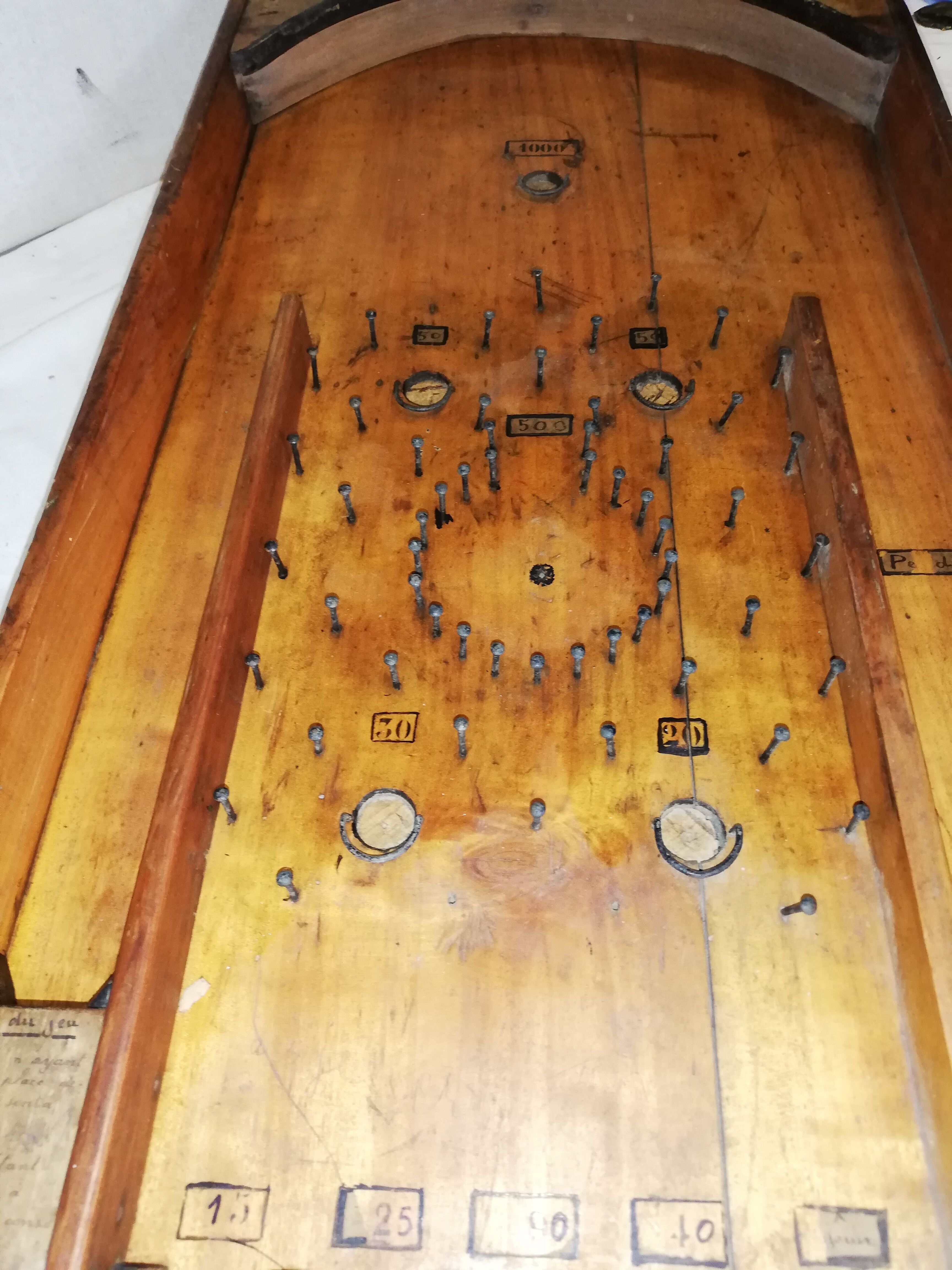 Ancient wooden ball games