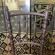Suite de 6 chaises bistrot en cannage Fischel