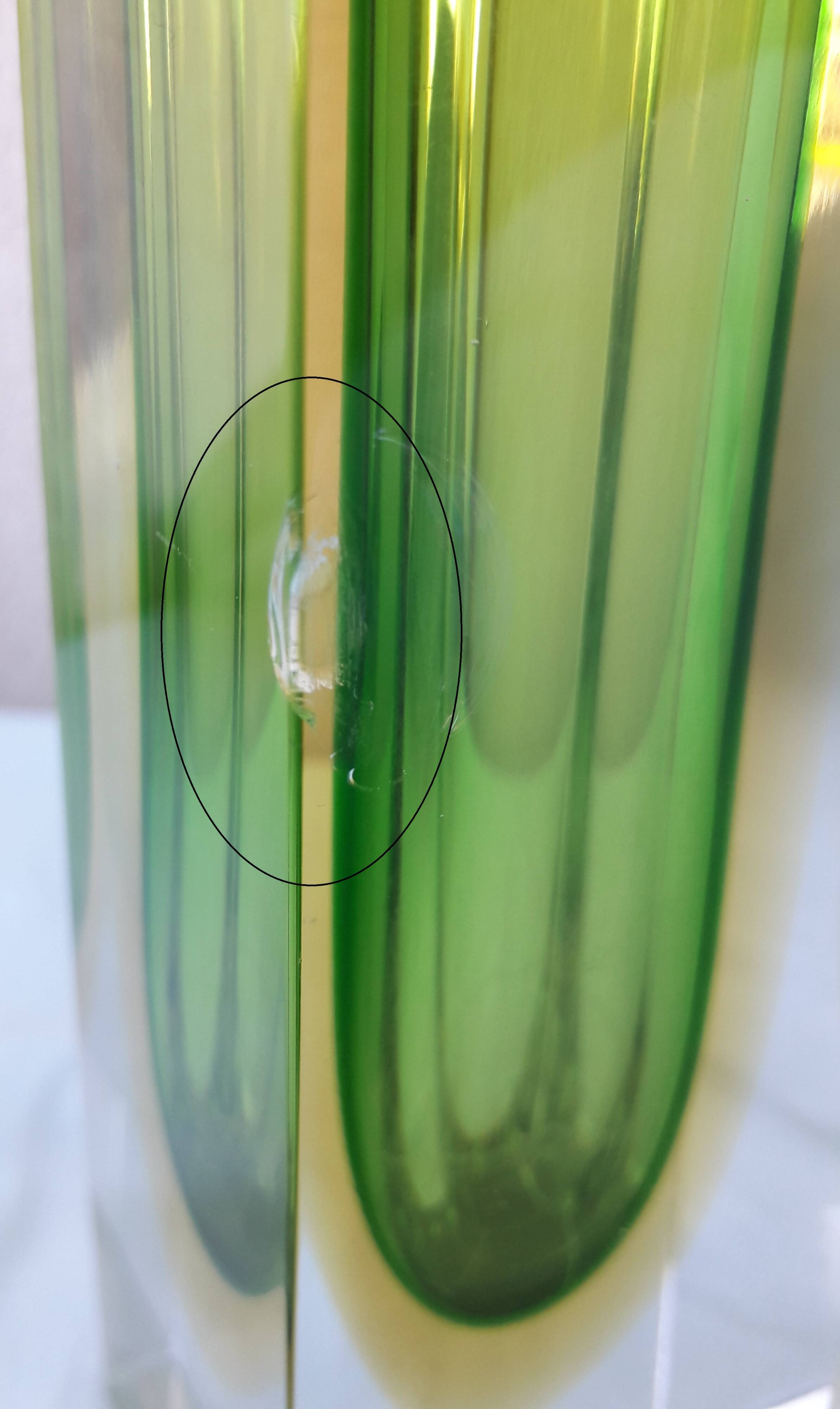 Murano glass Sommerso vase