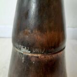 Pair of industrial stools foot in copper metal