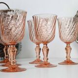 6 glasses a rose wine