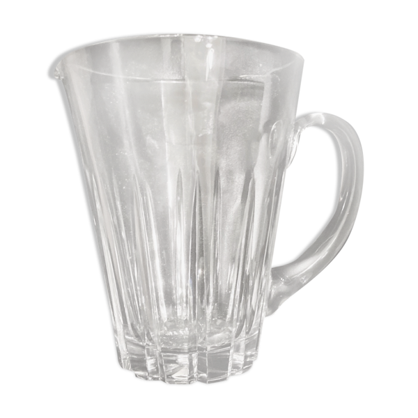 Broc ou pichet a eau en cristal