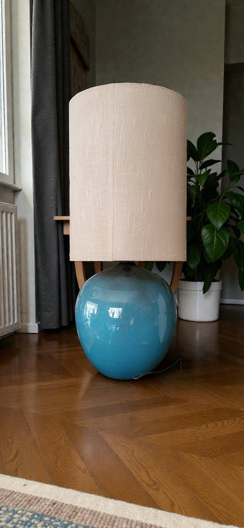 Ceramic lamp from Vallauris, Marius Musarra (1910-1991)