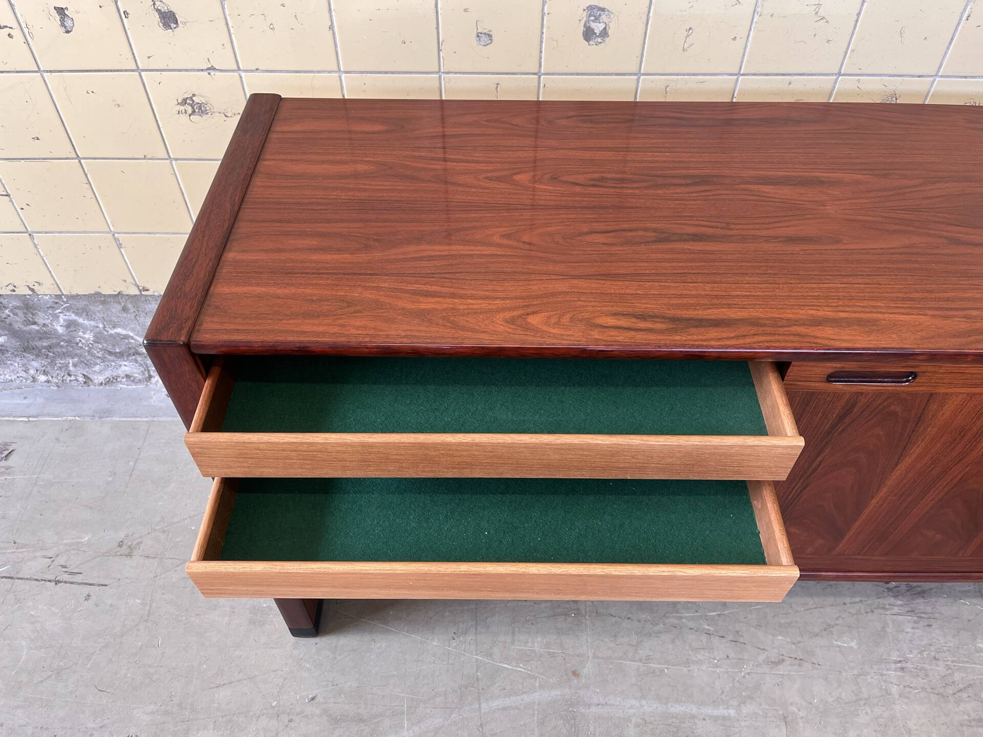 Vintage rosewood sideboard by Skovby