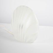 Table lamp in glass with zebra pattern by Peill & Putzler, Germany, 1970s.