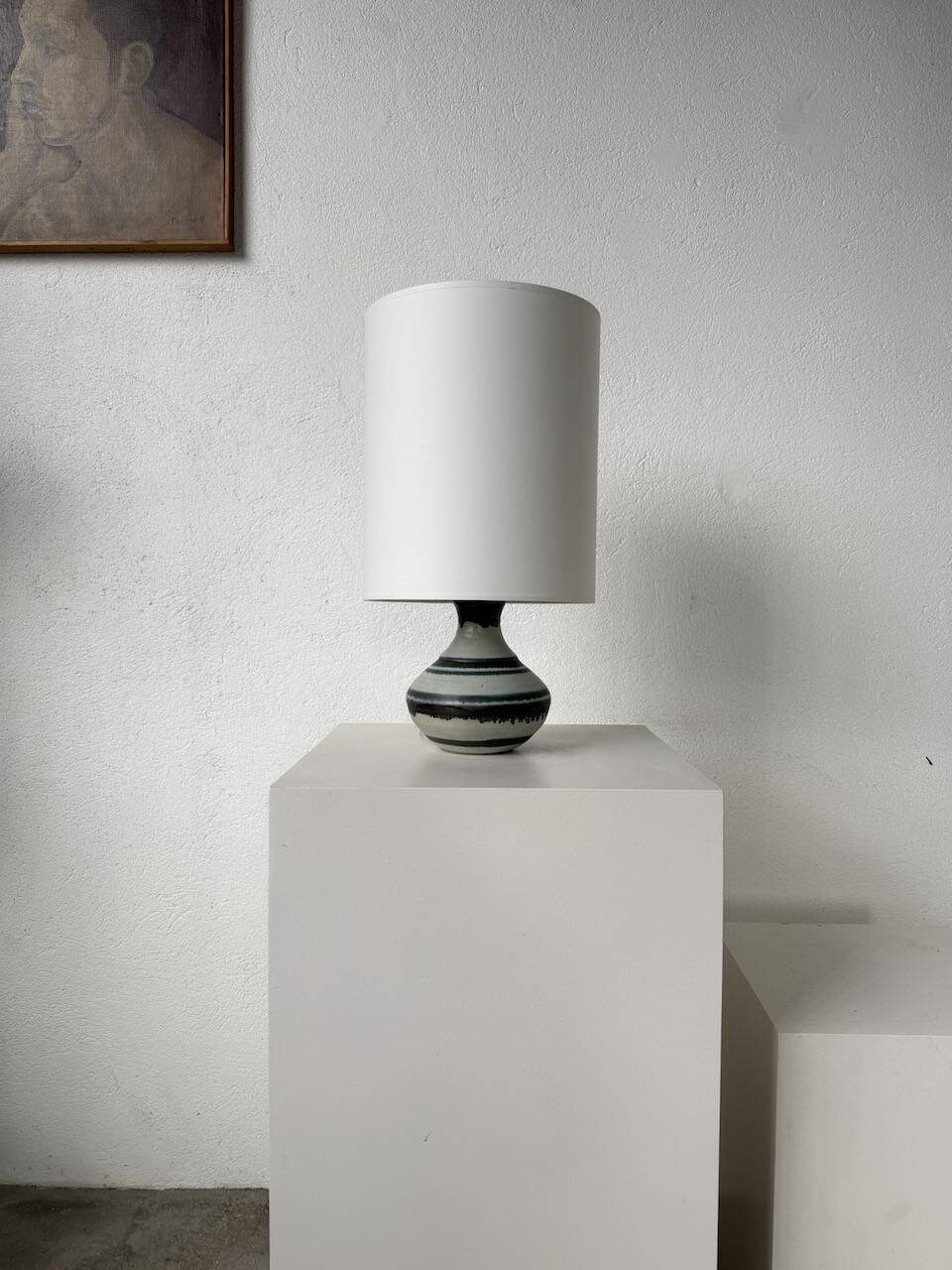 Vallauris ceramic table lamp from the 60s