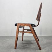 Rare mid-century dining chair in the style of Eames, up to 8 available, 1960s