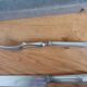 Platil leg of lamb service, Art Deco knife and fork