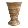 Vintage heavy ceramic diabolo vase