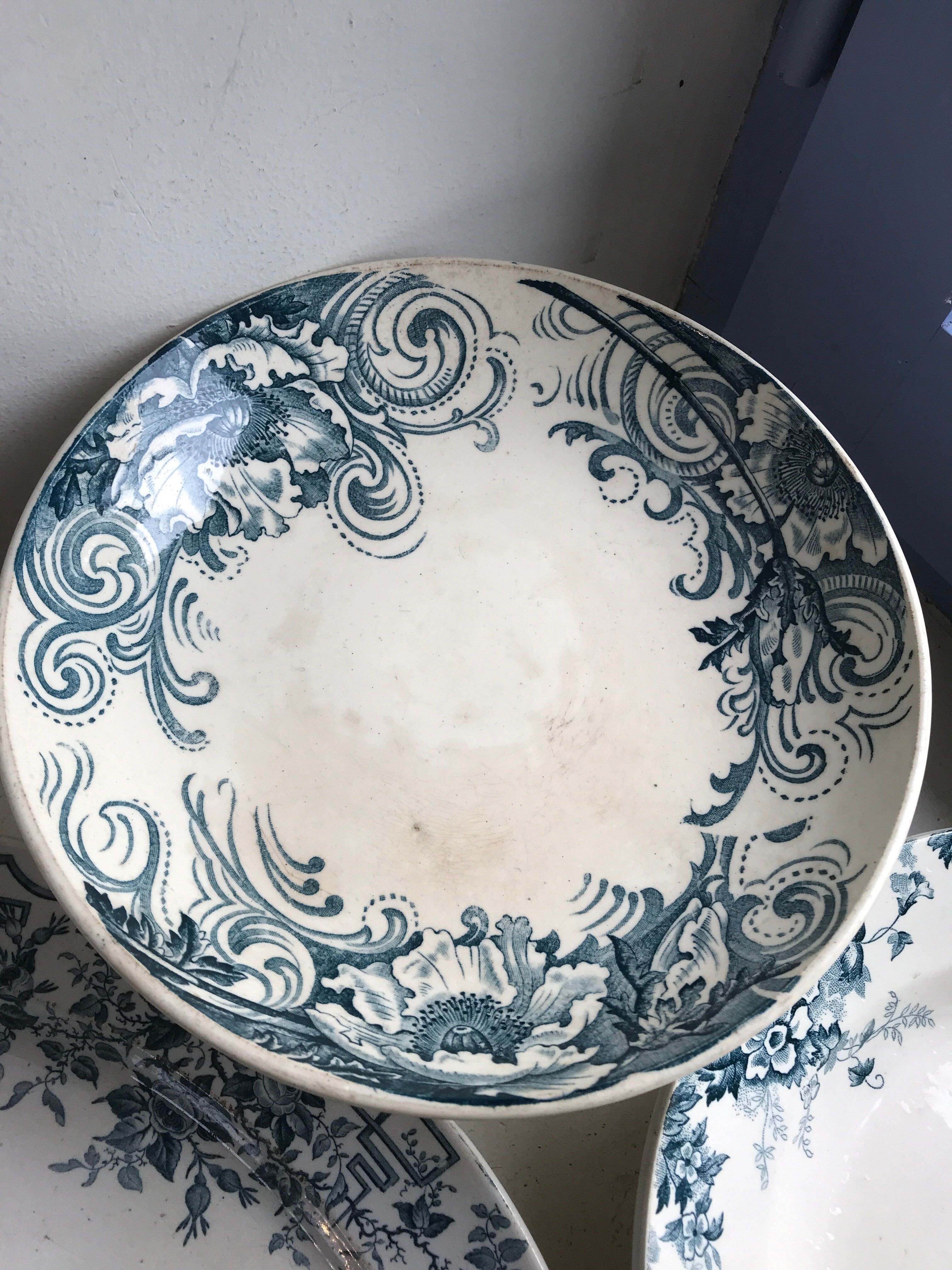 Old dish lot