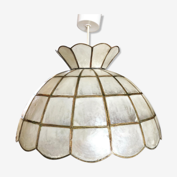 Art Deco mother-of-pearl pendant lamp