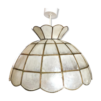 Art Deco mother-of-pearl pendant lamp